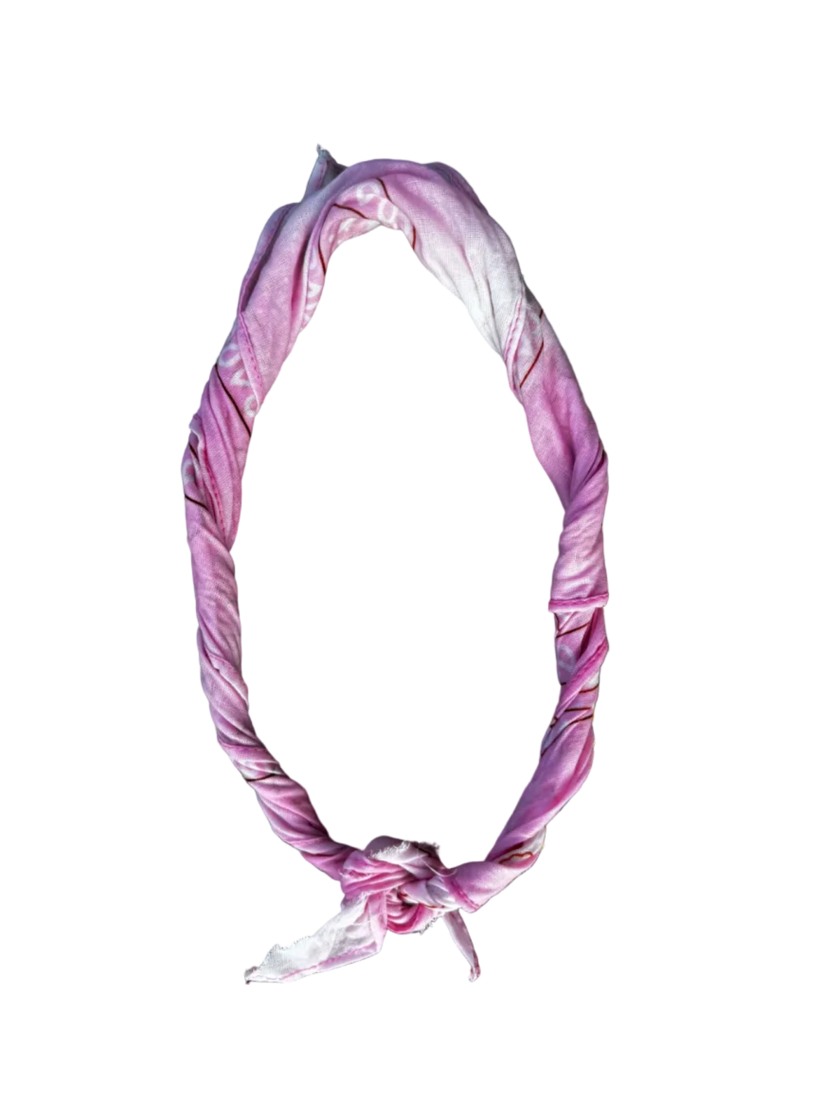 Distressed Bandana - Cloud Pink