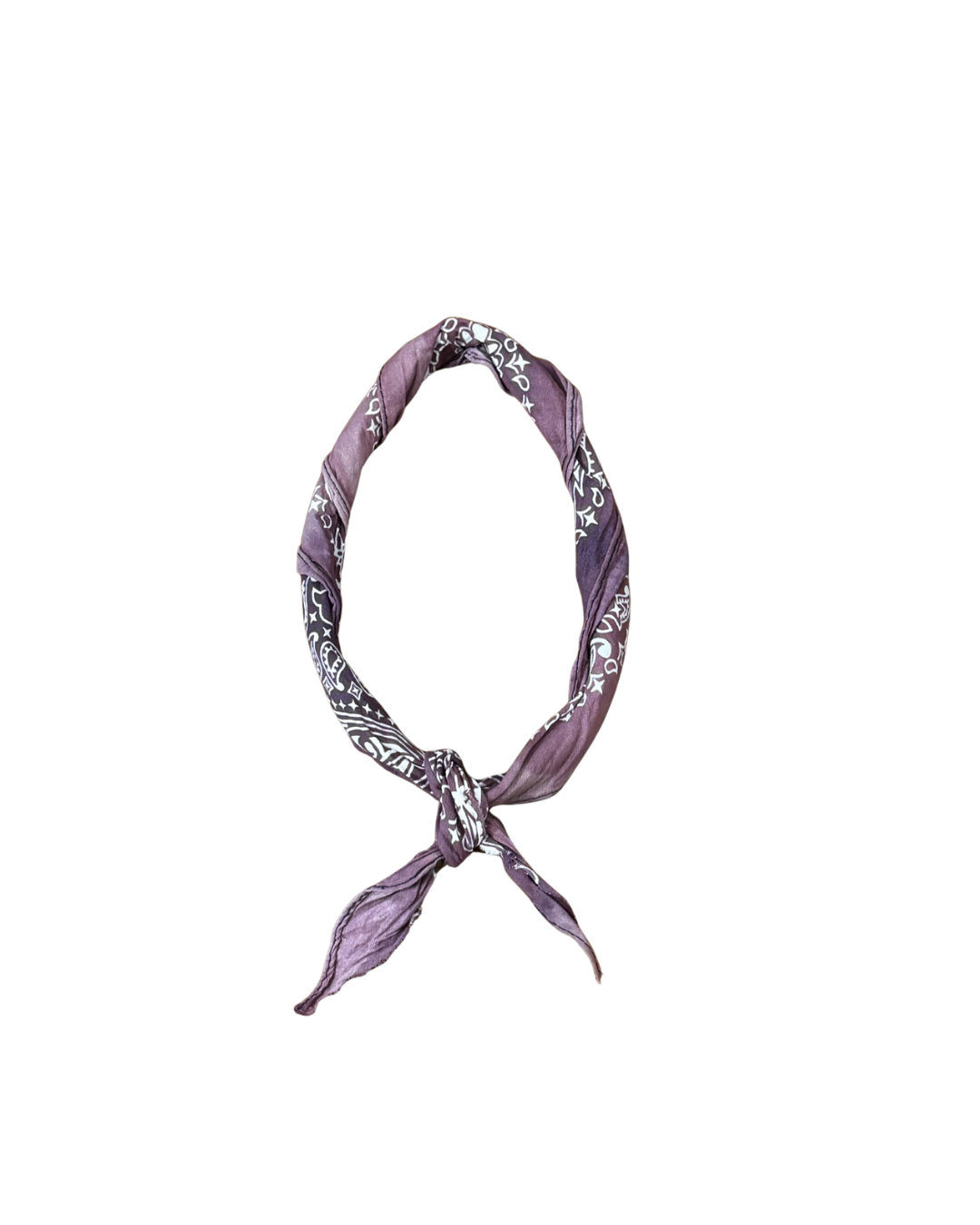 Distressed Bandana - Violet Smoke