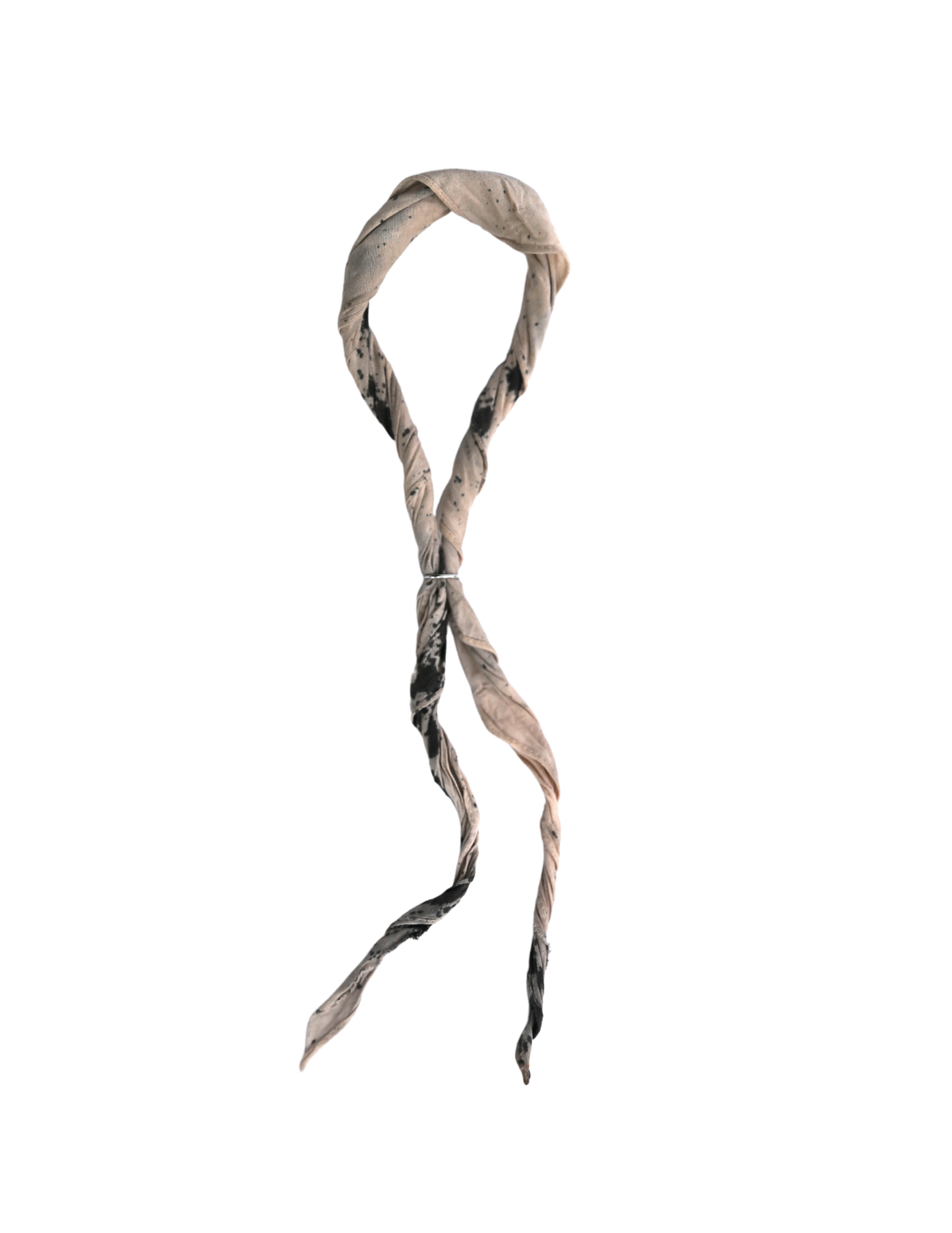 Distressed Bandana - Ink Blot Beige