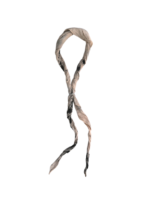 Distressed Bandana - Ink Blot Beige