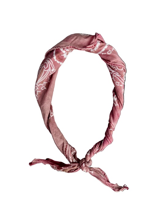 Distressed Bandana - Sun Washed Red