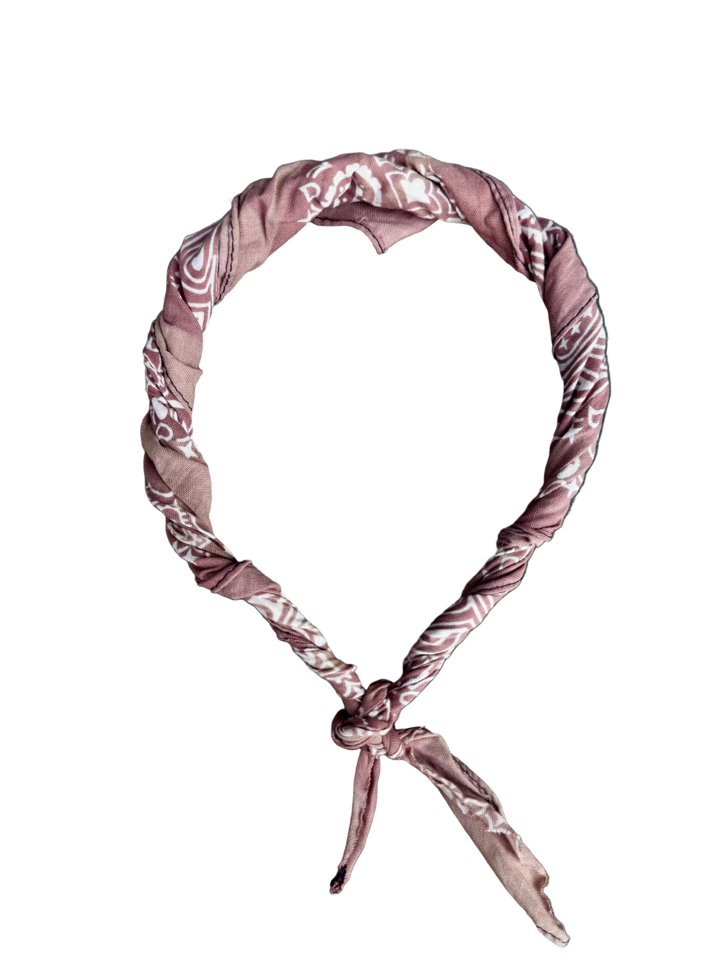 Distressed Bandana - Dusty Rose